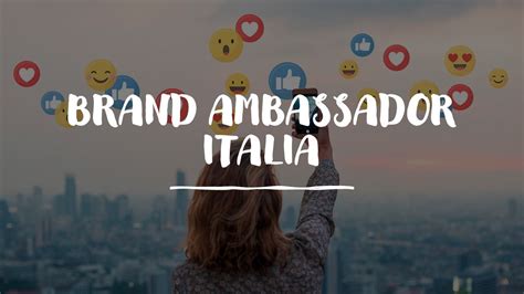 Stipendio per Brand ambassador (Italia) .